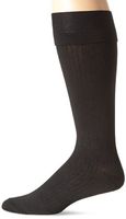 Dr. Scholl's Men's Microfiber Cotton Compression Over-The-Calf Support Socks, Midnight, Shoe Size: 10.5-12