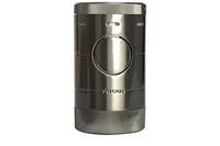 Xikar Volta Quad Flame Tabletop Lighter, High Performance, Camera Aperture-Inspired Lid, Gunmetal