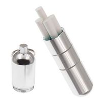 Garynghost Tuvalu Aluminum Tube Holder, Outdoor 100s Cigarette Case Tooth Picks Container Money Holder Splash Water and dust Resistance