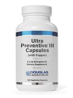 Douglas Laboratories - Ultra Preventive III with Copper - Comprehensive Vitamin/Mineral/Trace Element Formula - 180 Capsules