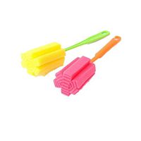 1 PC Kitchen Cleaning Tool Sponge Brush-Kitchen Cleaning Tool Sponge Brush for Wineglass Bottle Coffe Tea Glass Cup (Random, 9.84")