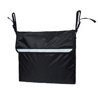 Liveday Wheelchair Hanging Bag with Ajustable Strap Universal Large Capacity Wheelchair Backpack Bag Storage Multifunctional Armrest Pouch Organizer Bag 18 16 Inches