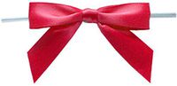 BAYWIND LTD; 2.75" Twist Tie Bows- 100pc (Red)