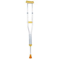 Qi Peng Crutches - Underarm Walker Aluminum Single Turn Thicken Anti-Skid Cane Old Man Cane Disabled Brace Crutch