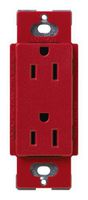 Lutron SCR-15-HT Satin Colors 15A Electrical Socket Duplex Receptacle, Hot