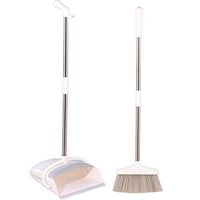 Broom and Dustpan Broom Set Broom set household cleaning broom sweeping hair broom broom Long Handled Dustpan and Brush Set wisp broom