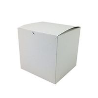 Black Cat Avenue 7"x7"x7" White Gloss Gift Boxes 5 Count