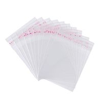 Fashewelry 1000 Pcs Clear Plastic Cello Treat Bags Self Sealing OPP Cellophane Poly Bags 1.96x2.75" for Christmas Wedding Party Candy Gift Cookies Soap Candle Wrapping