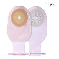 JIN Premium Medicals One-Piece System Colostomy Bags Drainable Pouch Cut to Fit 15-60MM (Box of 10),Flesh