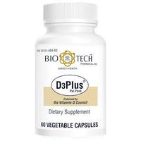 Bio-Tech - D3 Plus 60 Veggie Capsules