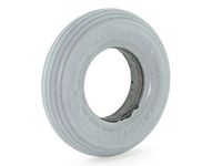 200 x 50 Solid Foam-Filled Tire - Ribbed Tread - Primo Spirit