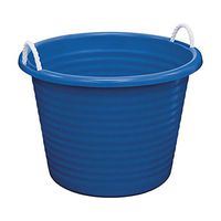 The Big Tub TU0085 Rope-Handle Utility Tub, Blue, 17-Gal. - Quantity 6