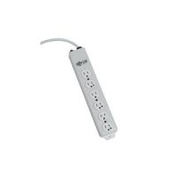 Tripp Lite Power Distribution Strip - 15 A - AC 120 V - Input: NEMA 5-15 - Output connectors: 6 (NEMA 5-15) - 6 ft - White