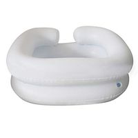 Inflatable Shampoo Basin for Pregnant Woman and The Disabled Portable Basins with 1 Free Random Color Inflator