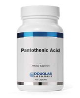 Douglas Laboratories - Pantothenic Acid (500 mg.) - Vitamin B-5 to Support Energy Production and Nervous System - 100 Capsules