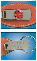 Emerg Alert Medical Alert Emergency ID Leather Tab Keychain - "Epilepsy"
