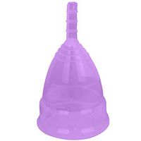 DXJJ Silicone Menstrual Cup Soft Lady Cup Perfect Feminine Alternative to Sanitary Napkins or Tampons,5PCS,S