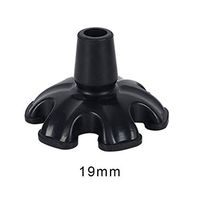 signmeili Self Standing Cane Tip, Walking Stick Tip Anti-Slip Rubber Foot Pad Sturdy Non-Slip Rubber Tripod Quad Six-Tipped Various Models Won't Scuff Floors, Adds Stability to Your Walking Cane