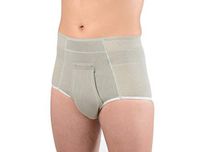 Slip Slip Inguinal Hernia - Slip Sport Front Opening - Grey Colour High Cut Art.316 Size 7 101-105 cm.