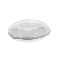 PacknWood Clear Plastic Lid for item Sugarcane Soup Bowl, Item 210APUBL1601 (Pack of 100)