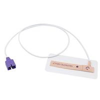 Compatible Disposable Neonatal Adult SpO2 Sensor for Nellcor MAX-N Probe, Fingertip Adhesive Tape Sensor for Pulse Oximeter, Sino-K Medical 9 Pins Nellcor Oximax Monitor FDA/CE Approved 12 Pack