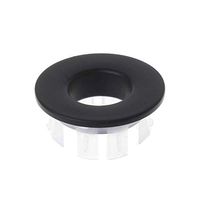 Drainsbathroom Basin Faucet Sink Overflow Cover Brass Six-Foot Ring Insert Replacement,Black
