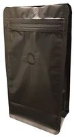 16oz Coffee Bag with Degassing Valve and Zipper (Graphite)