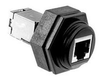 TE CONNECTIVITY 1-1546415-1 RJ11 CONN, PASS-THROUGH JACK, 6P4C, BULKHEAD