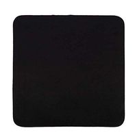 2 Pcs Jumbo Black Suede Cleaning Cloth for Glasses Eyeglasses Camera Lens Cell Phone Screen Laptops Telescope LCD Screen, 12 x 12 inch