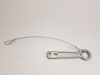 Super Tough Metal Oxygen Cylinder Wrench with Wire Cable for C, D, E Cylinder Tanks with Brass and Viton Yoke Washer for Oxygen Regulators | BATTLER SOLUTIONS