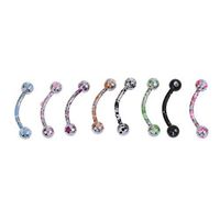 8Pcs Cool Eyebrow Lip Belly Navel Ring Body Piercing Jewelry 16G