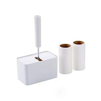 Clothing Sticky hair roller Sticky Hair, Tear-off Dust Roller Brush Clothes Sofa Tabletop Sticky Roller (60 Sheets Per Roll) Sticky paper (color : 1 handle+2 replacement core)