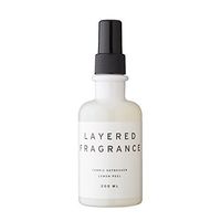 LAYERED FRAGRANCE Fabric Clothes Spray Refresher, Antibacterial Freshener, Lemon Peel 6.7 Fl Oz