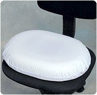 18" Foam Invalid Ring Cushion, White