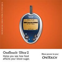 OneTouch Ultra2 Blood Glucose Monitoring System - Use Ultra Test Strips - Kit