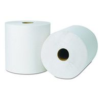 Tork 218004 Hardwound Roll Towels, 800 ft x 8 in, Natural White (Case of 6 Rolls)