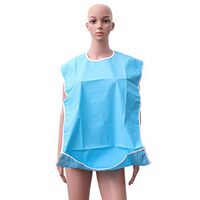 Healifty Dinner Bib Waterproof Bib(Sky Blue)