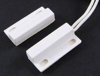 NTE Electronics 54-630 Magnetic Alarm Reed Switch, SPST-NO Circuit, NO for Closed Loop System Action, Magnet Actuator, White