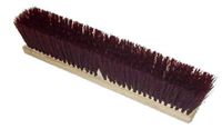 HUB City Industries 039-336 Standard Floor Brooms, Maroon Medium Coarse Poly, 36"