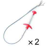 Drain Augers Kitchen Pass Sewer Dredging Device Spring Pipe Dredge Tool Household Hair Cleaner 2 Pieces
