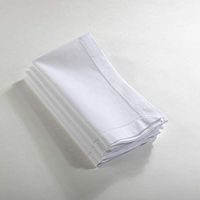 Saro Napkin, 18", White, 12 Pieces