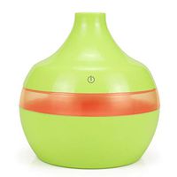 Car Air Humidifier Diffuser, USB Air Aroma Essential Oil Diffuser LED Ultrasonic Aroma Aromatherapy Humidifie, LED Bulbs, Multicolor