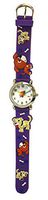 Kid's Silicone Watch Design With Dog Pattern Strap and Dial plus Color Pointers (Purple)