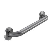 Glacier Bay 18 in. x 1-1/4 in. Concealed Screw Grab Bar in Brushed Stainless Steel