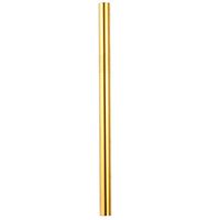 Hot Sale! Hongxin Metal Straw Stainless Steel Straw Reusable Drinking Straw Diameter 12mm Titanium Polychromatic Mixing Tube Party Bar Accessories Creative Gift (Gold)
