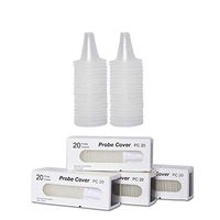 40 Pcs Disposable Probe Covers, Ear Thermometer Covers Lens Filters - Probe Covers Refill Caps for All Braun ThermoScan Models and Other Types of Digital Thermometers Disposable Covers