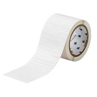 Brady THT-16-729-2.5 High-Temperature Industrial Polyimide Barcode Label, 0.250" H x 3.000" W, White, 2500/Roll (Pack of 2500)