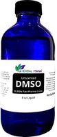 DMSO 8 oz Liquid 99.995% Pure Pharmaceutical Grade - Sealed in Cobalt Blue Glass Bottle (99.995% Pharmaceutical Grade DMSO)