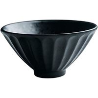 AXZHYX Bowl Bowls Dishware Creative Ceramic Ramen Bowl Black Matte Embossed High Rice Bowl Kitchen Tableware Rice Bowl for Kitchen Restaurant Gifts Hotel Tableware Home Noodles Boiled Fish Soup Bowl