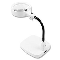 ElectroOptix Magnifying Glass with LED Light 10X Desktop HD Clear Old Reading Literacy Convenient 180165290mm MUMUJIN